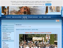 Tablet Screenshot of parafia-honorata.pl